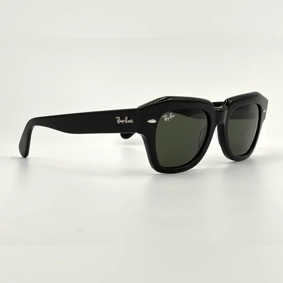 Ray-Ban State Street Sunglasses Black Frame Women’s Fashion Sunglasses RB2186 - Picture 10 of 11